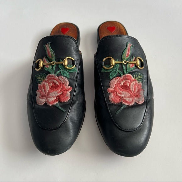 Gucci princetown sale rose