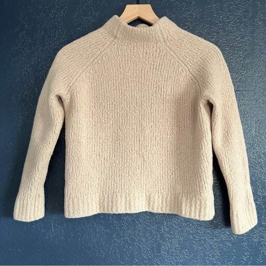 Vince Wool Blend Funnel Neck Sweater