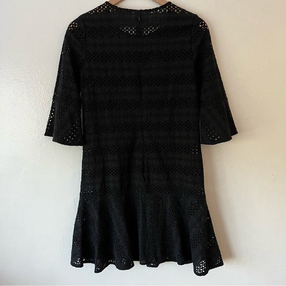 All saints ruffle store dress