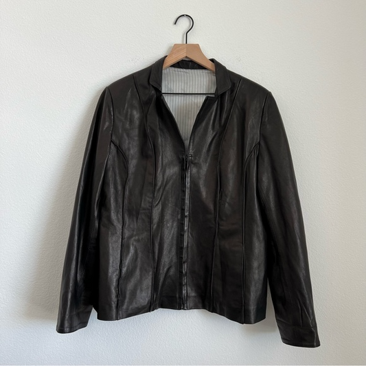 Uru Recoleta Black Leather Jacket