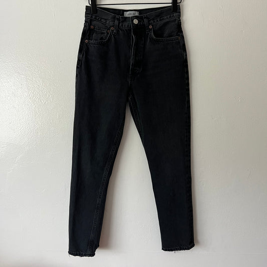 AGOLDE Black Riley Jeans