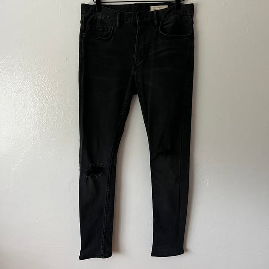 All Saints Cigarette Distressed Skinny Jeans