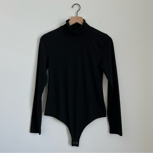 Banana Republic Long Sleeve Ribbed Turtleneck Bodysuit